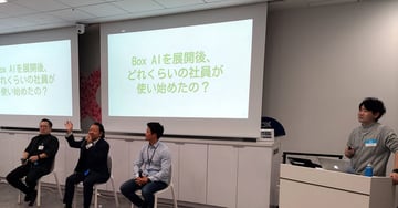 生成AIを業務でどのように活用しているのか？Box AI導入企業の本音トーク【第29回 BJCC Meetup!開催レポート】